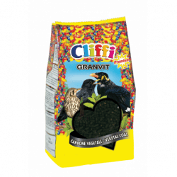 Cliffi Granvit pastoncino con carbone per uccelli insettivori