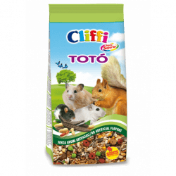 Cliffi Toto' alimento per criceti, scoiattoli, topolini, gerbilli