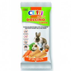 Cliffi Dolcino Carota biscotto per conigli e roditori