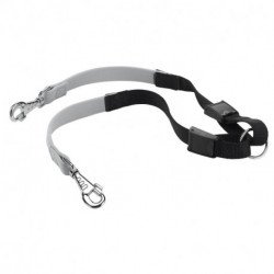 Ferplast Ergocomfort Elastic Twin-Doppio guinzaglio