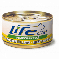 Lifecat Naturale lattina 85gr alimento umido per gatti