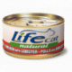 Lifecat Naturale lattina 85gr alimento umido per gatti