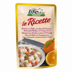 Lifedog Natural Le Ricette bustina 95gr alimento umido per cani
