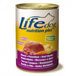 Lifedog Nutrition Plus 400gr alimento umido per cani