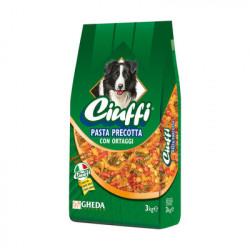 Gheda Ciuffi Pasta Precotta con ortaggi per cani