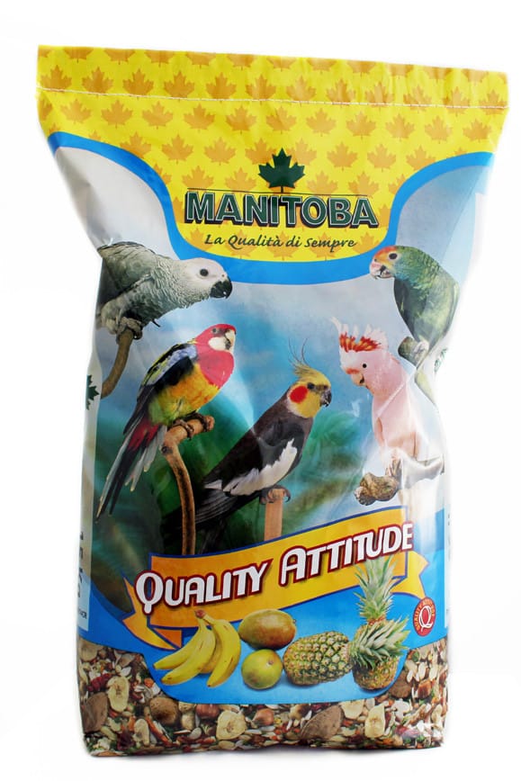 Manitoba My Parrots Unico 2 kg Alimento Completo per Pappagalli