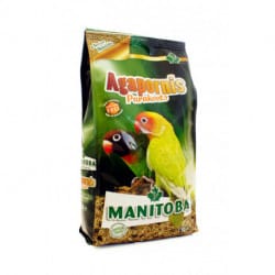 Manitoba Agapornis Parakeets-alimento per parrocchetti