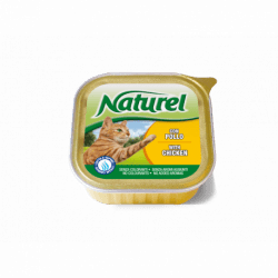 Naturelcat vaschetta 100gr alimento umido per gatti